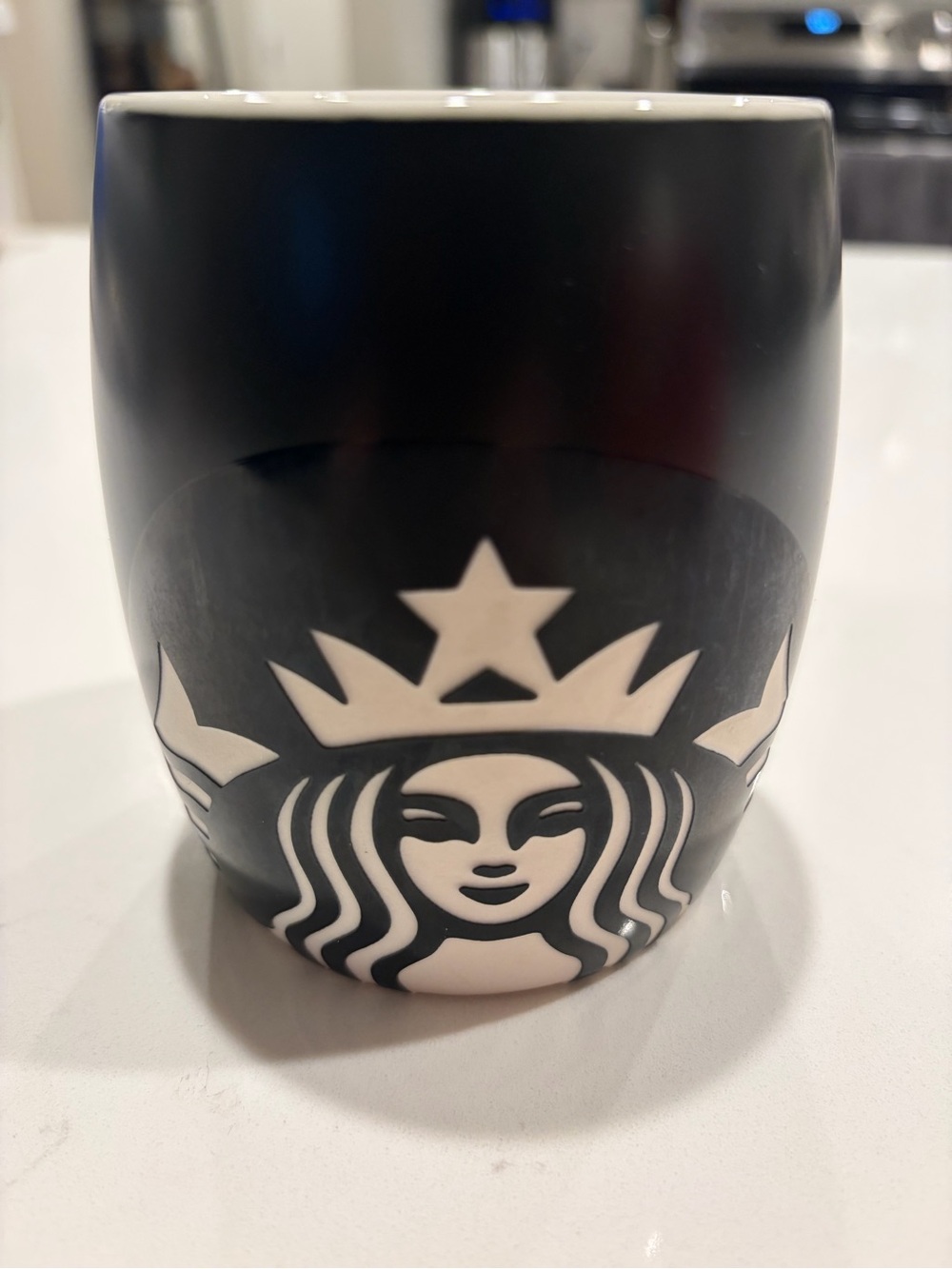 Starbucks Black Ceramic Logo Mug